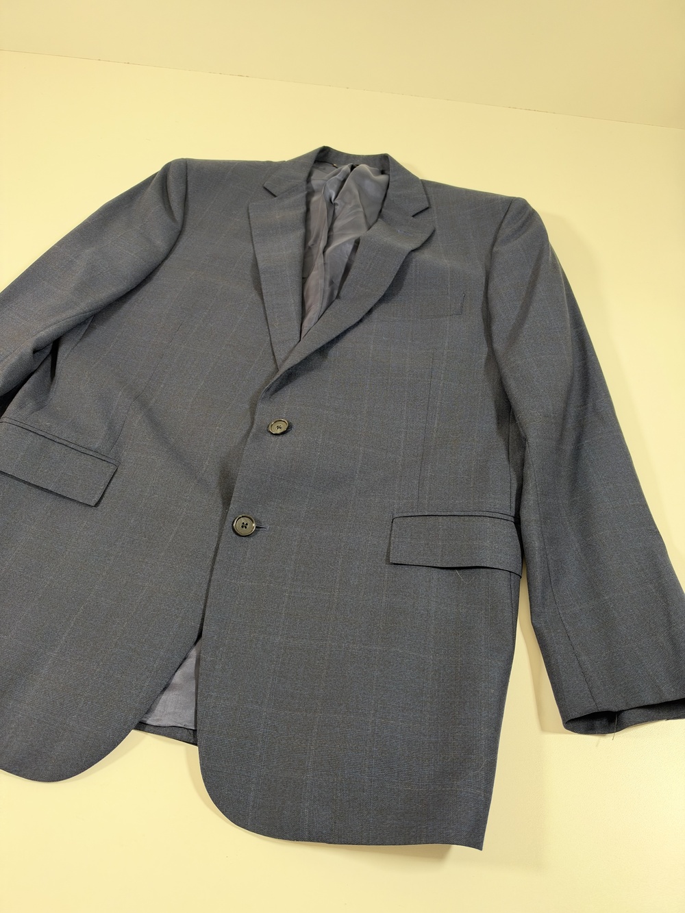 Brooks Brothers Suit Jacket Mens 42R Blue Wool Check 1818 Regent Drago USA
